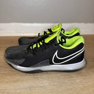 Nike Men's Air Zoom Vapor Cage 4 'Rafa Nadal' Black Green Volt Sneakers Size 13